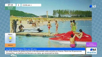 Le lac de Champos à Saint-Donat-sur-l'Herbasse fête ses 50 ans.