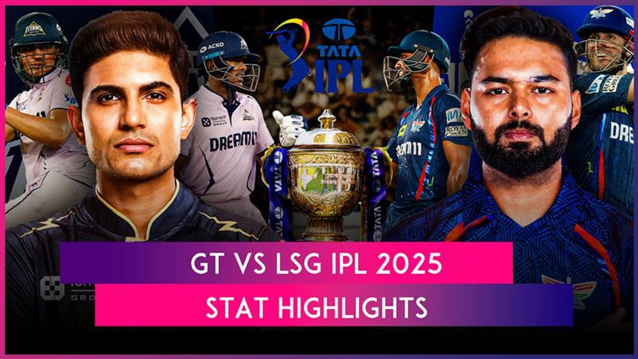 GT vs LSG IPL 2025 Stat Highlights: Mitchell Marsh Helps Lucknow Super Giants Beat Gujarat Titans