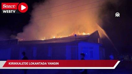 Kırıkkale'de lokantada yangın