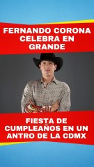 Fernando Corona celebra su cumpleaños rodeado de sus madrinas: Andrea Escalona y Andrea Rodríguez.