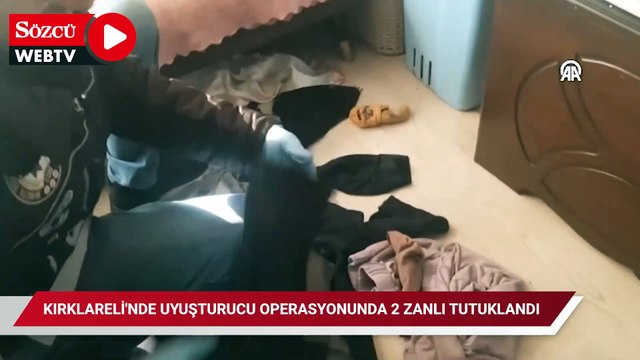Kırklareli'nde uyuşturucu operasyonunda 2 zanlı tutuklandı