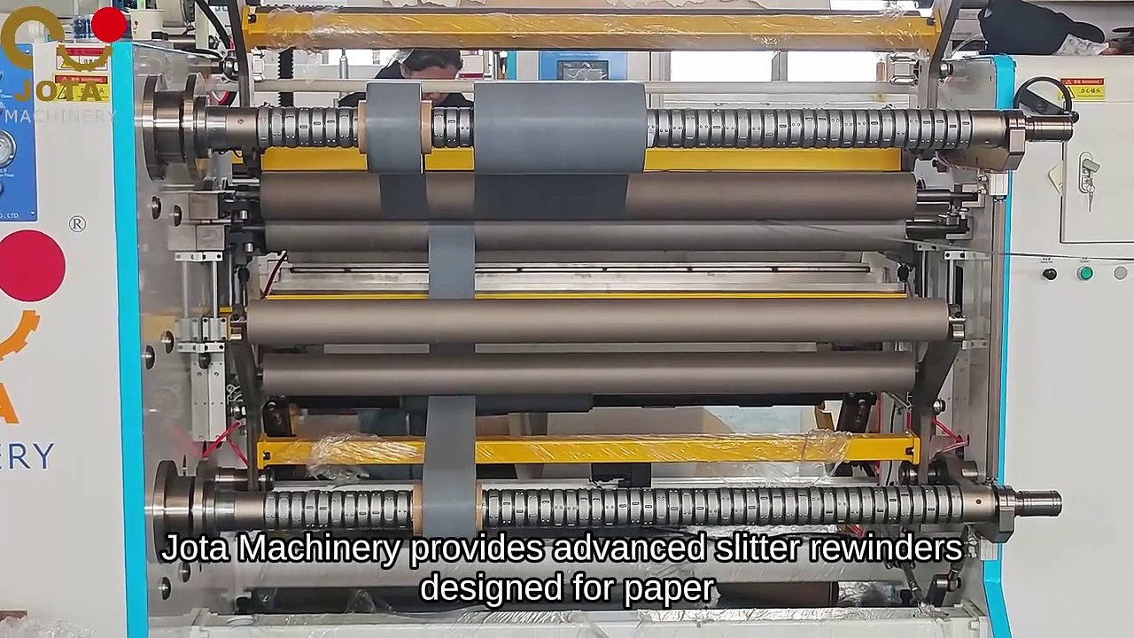 Slitter Rewinder for Paper and Film – Jota Machine