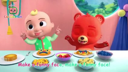 Funny Face Pancakes - NEW 🥞 CoComelon Animal Time - Animals for Kids