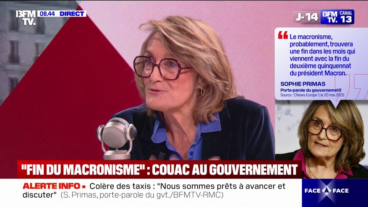Fin du macronisme: "J'ai dit quelque chose de factuel", se justifie Sophie Primas, porte-parole du gouvernement