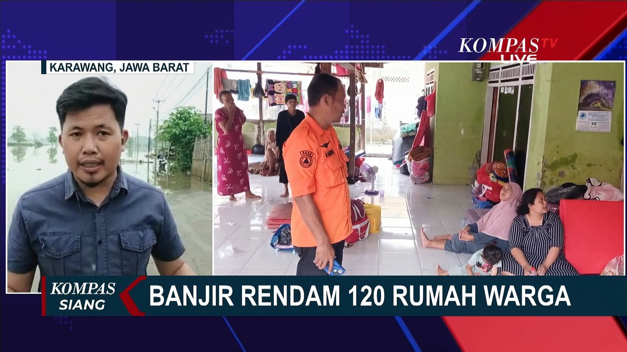 Pantauan Banjir Karawang Hari Keenam Belum Surut, Begini Kondisi Pengungsian Warga