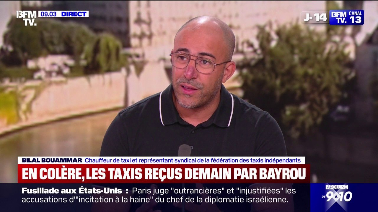 "Maraude" de VTC: “Les plateformes sont dans une complicité", déclare Bilal Bouammar (représentant syndical des taxis indépendants)