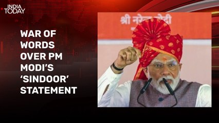 Political row erupts over PM Modi's Operation Sindoor war cry