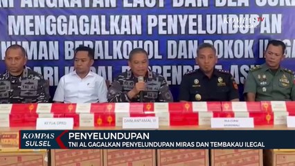 TNI AL  Gagalkan Penyelundupan Minuman Beralkohol Dan Rokok  Ilegal Di Laut Morowali