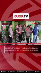 Sinergitas TNI-Polri, Polsek Jampangkulon Beri Kejutan di HUT ke-79 Kodam III/Siliwangi