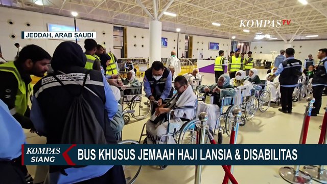PPIH Optimalkan Pelayanan Jemaah Haji dengan Bus Khusus Lansia dan Disabilitas