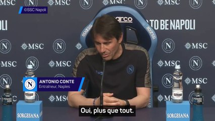 Conte : "Offrir quelque chose de beau et d'historique aux supporters"