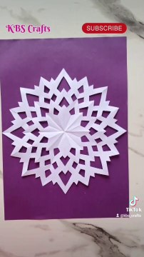 DIY Paper Snowflakes ❄️ | Easy Winter Paper Craft Tutorial