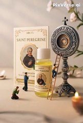 Saint Peregrine Card and Oil | Patron for Cancer