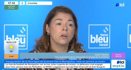 L'invitée ICI Hérault - Julie Frêche, élue à la métropole de Montpellier