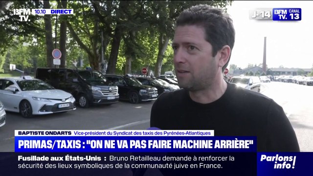 Ils ne sortiront pas du bureau de Matignon sans des engagements écrits : à Pau, la mobilisation des taxis ne faiblit pas ce vendredi