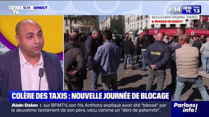 "Les taxis ne feront pas marche arrière", répond Omar Asebbane (Union nationale des taxis) aux propos de Sophie Primas