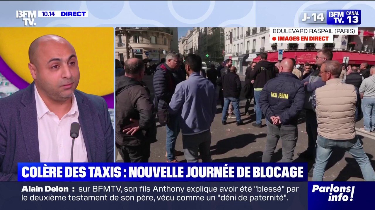 "Les taxis ne feront pas marche arrière", répond Omar Asebbane (Union nationale des taxis) aux propos de Sophie Primas