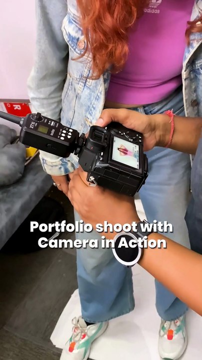 Portfolio shoot with Camera in Action