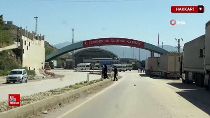 Türkiye-İran sınırında 2 kilometrelik tır kuyruğu
