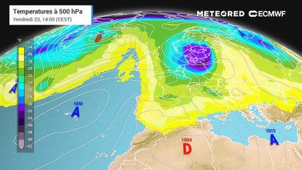 Retour progressif de l'anticyclone la semaine prochaine