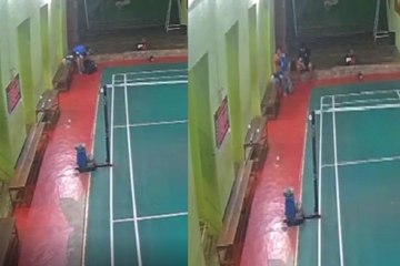 बैडमिंटन कोर्ट में खिलाड़ी की मौत
