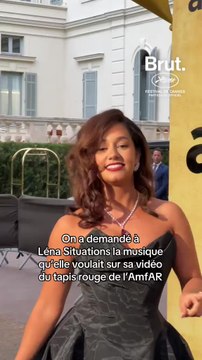 Léna Situations au gala de l’AmfAR