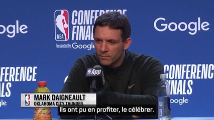 OKC - Daigneault : "Un moment spécial à partager avec les fans"