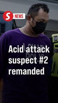 Another suspect remanded for alleged acid attack in Bachok