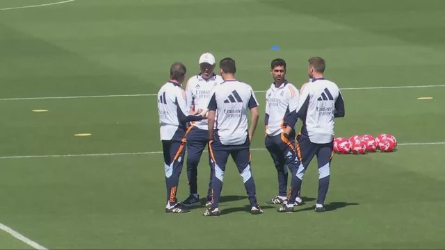 Último entrenamiento de Ancelotti con el Real Madrid previo al Madrid vs. Real Sociedad