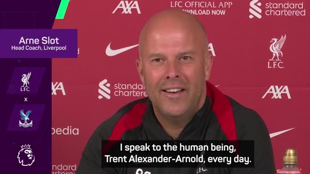 Slot reveals brutal conversations with Alexander-Arnold