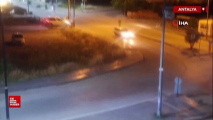 Antalya'da drift atan sürücü mahalleliyi uyutmadı