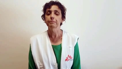 Isabel Grovas, coordinadora médica de MSF en Gaza
