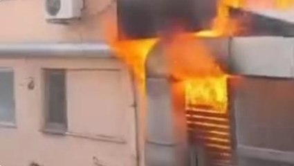 Mecidiyeköy'de kafede yangın