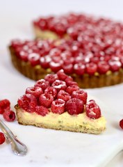 Tarte Passion Framboise | Recette Gourmande avec Palet Breton Crème Fruit de la Passion Citron Vert