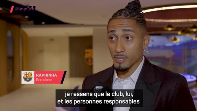 Barcelone - Raphinha : Mon rêve, c’est de rester ici jusqu’à la fin de ma carrière
