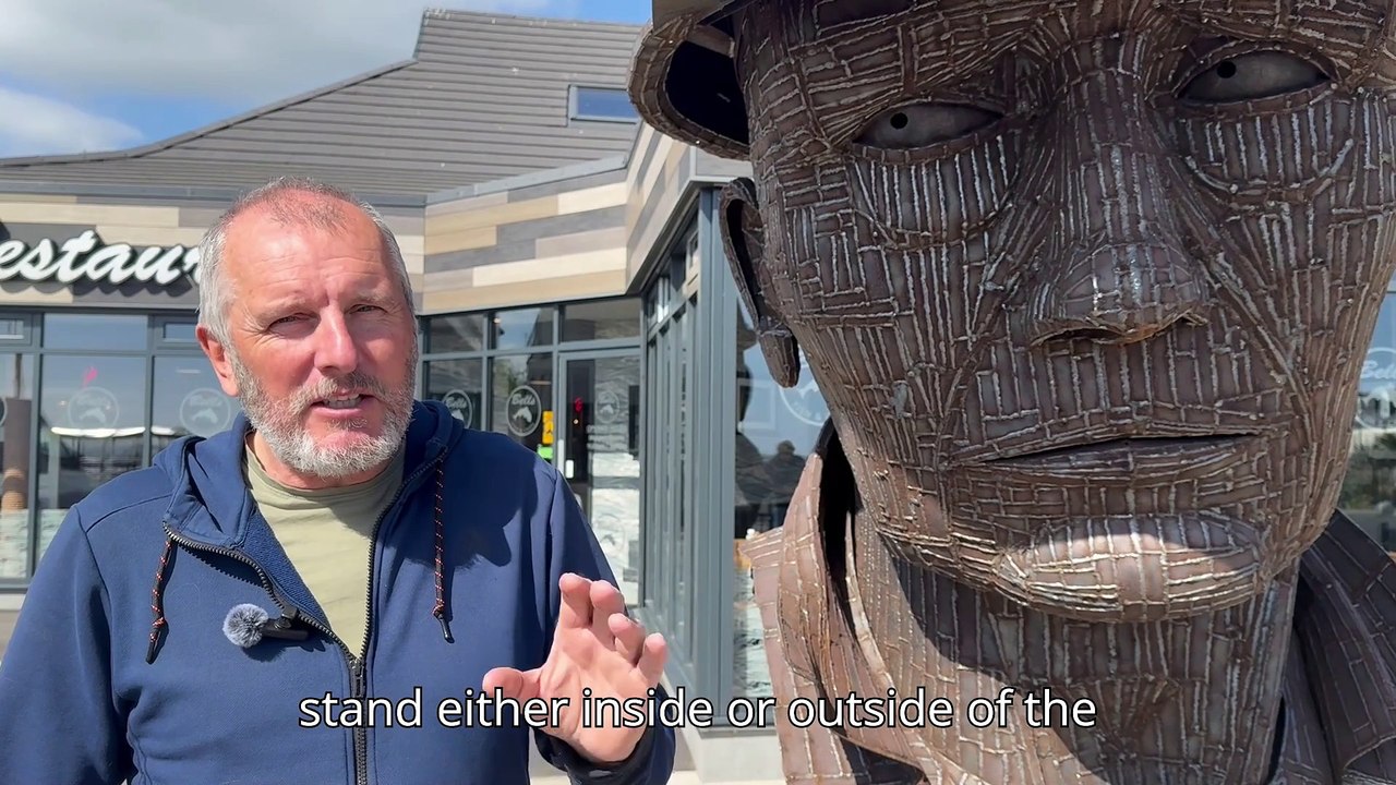 Ray Lonsdale unveils new sculpture Then Gone (G...