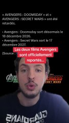 Les deux films AVENGERS sont officiellement reportés !