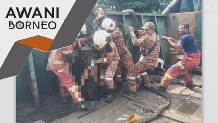 Dua kru kapal tongkang maut jatuh ruangan sempit