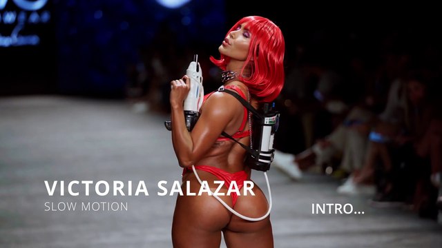 Victoria Salazar in Slow Motion | Miami Swim Week 2023 Runway Spotlight
