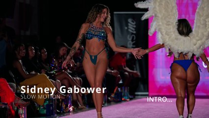 Sidney Gabower in Slow Motion | Miami Swim Week 2023 Highlights