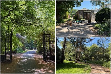 I explored the beautiful Calderstones Park and discovered a charming shop & stunning flowers