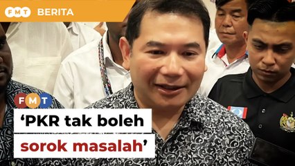 PKR tak boleh ‘sapu isu bawah karpet’ atas nama kestabilan, kata Rafizi HDD