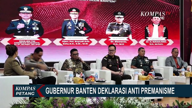 Gubernur Banten Andra Soni Pimpin Deklarasi Tolak Premanisme demi Jaga Iklim Investasi