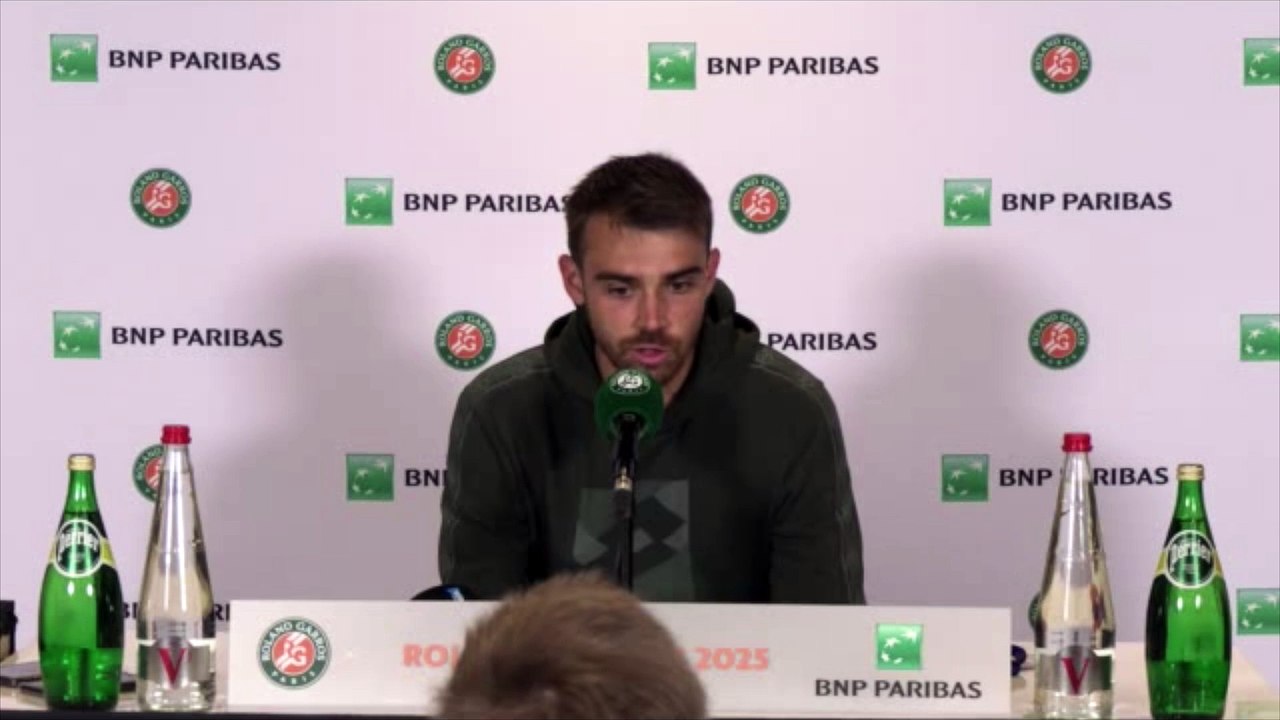 Roland-Garros 2025 - Benjamin Bonzi : "Le tirage ? Ça me fait un peu chier mais ça fait partie du jeu"
