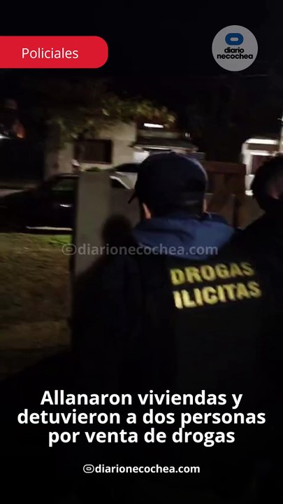Allanaron viviendas y detuvieron a dos personas