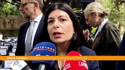 Colosimo "Si deve fare ancora di più nella lotta alla mafia"