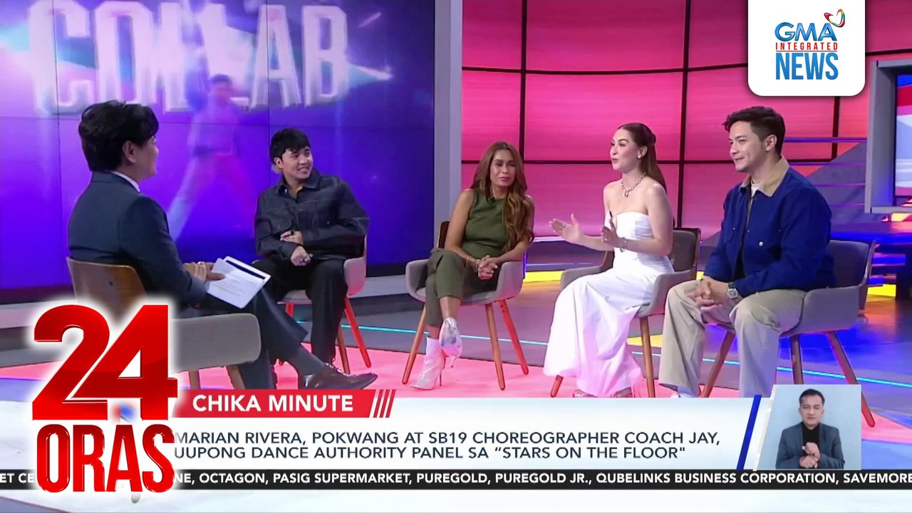 Marian Rivera, Pokwang at SB19 Choreographer Coach Jay, uupong dance authority panel sa “Stars on the Floor" | 24 Oras