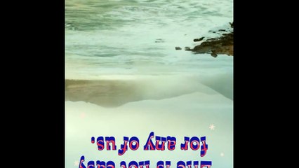 Life is not easy for any of us.......