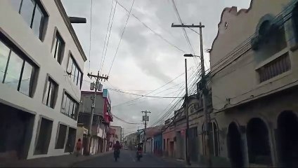 Despejado en la primera avenida de Comayagüela