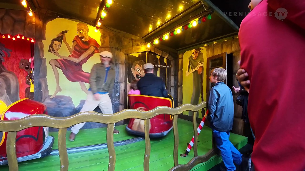 Scream Machines – Art Ghost Train by Rebecca Moss and Augustin Rebetez at Museum Tinguely